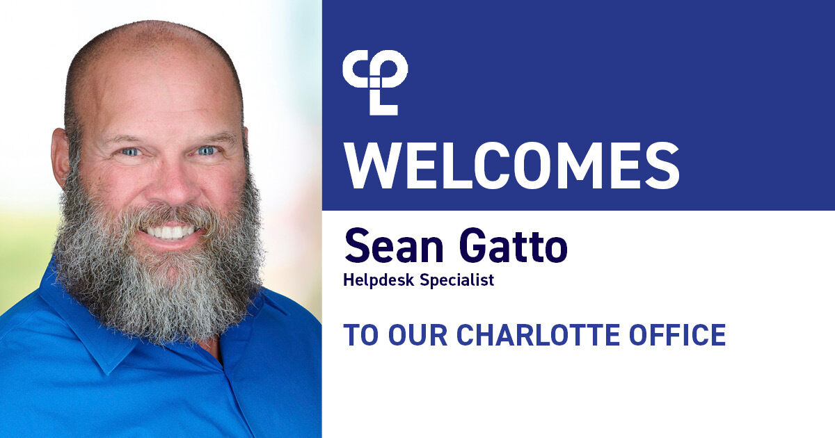 CPL Welcomes Sean Gatto in Charlotte