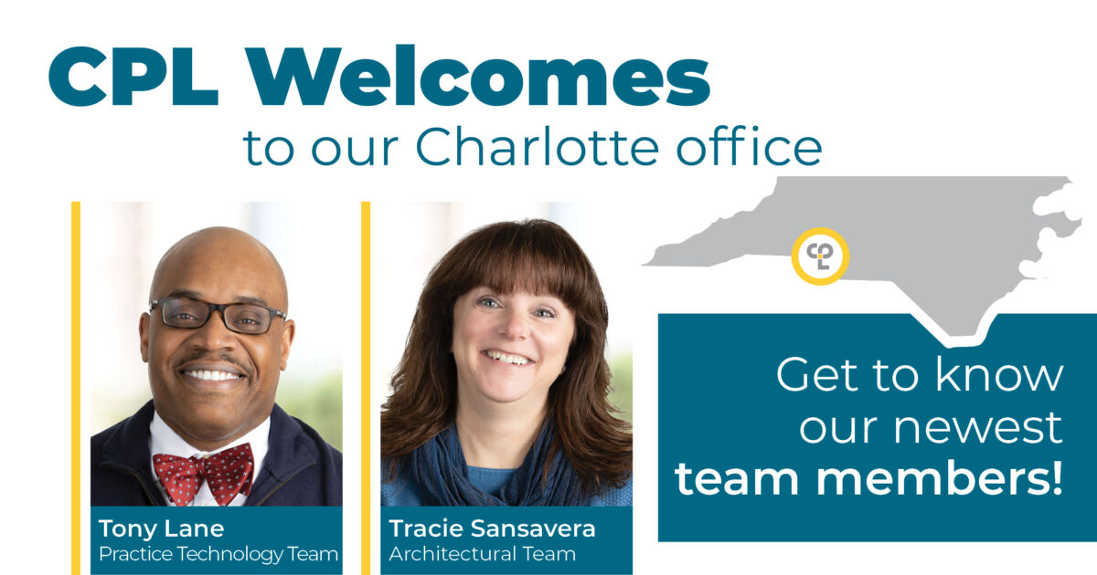CPL Welcomes Tony Lane and Tracie Sansavera in Charlotte