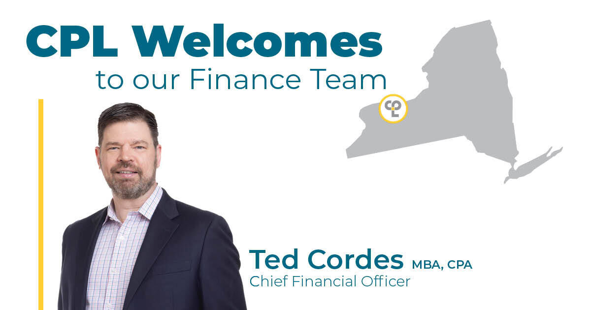 CPL Strengthens Finance Team with the Addition of Ted Cordes