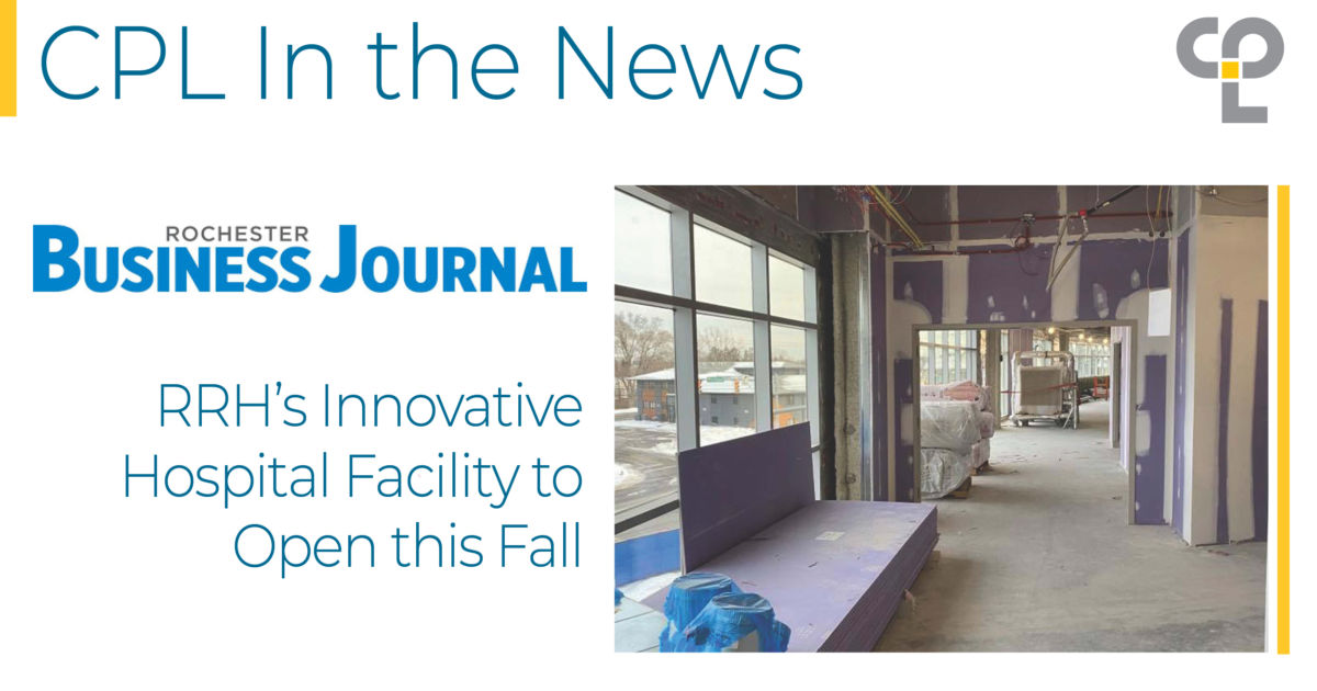 RRH’s Innovative Hospital Facility to Open this Fall