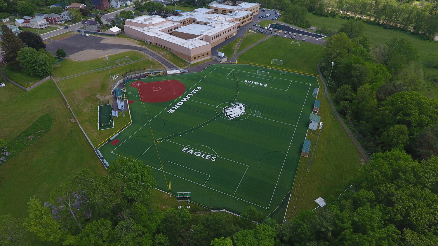 Fillmore Central School District High School Turf Field - K-12 Sports Complex Designs