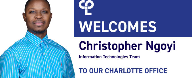 Image containing a headshot of Christopher Ngoyi, CPL's newest Help Desk Specialist.