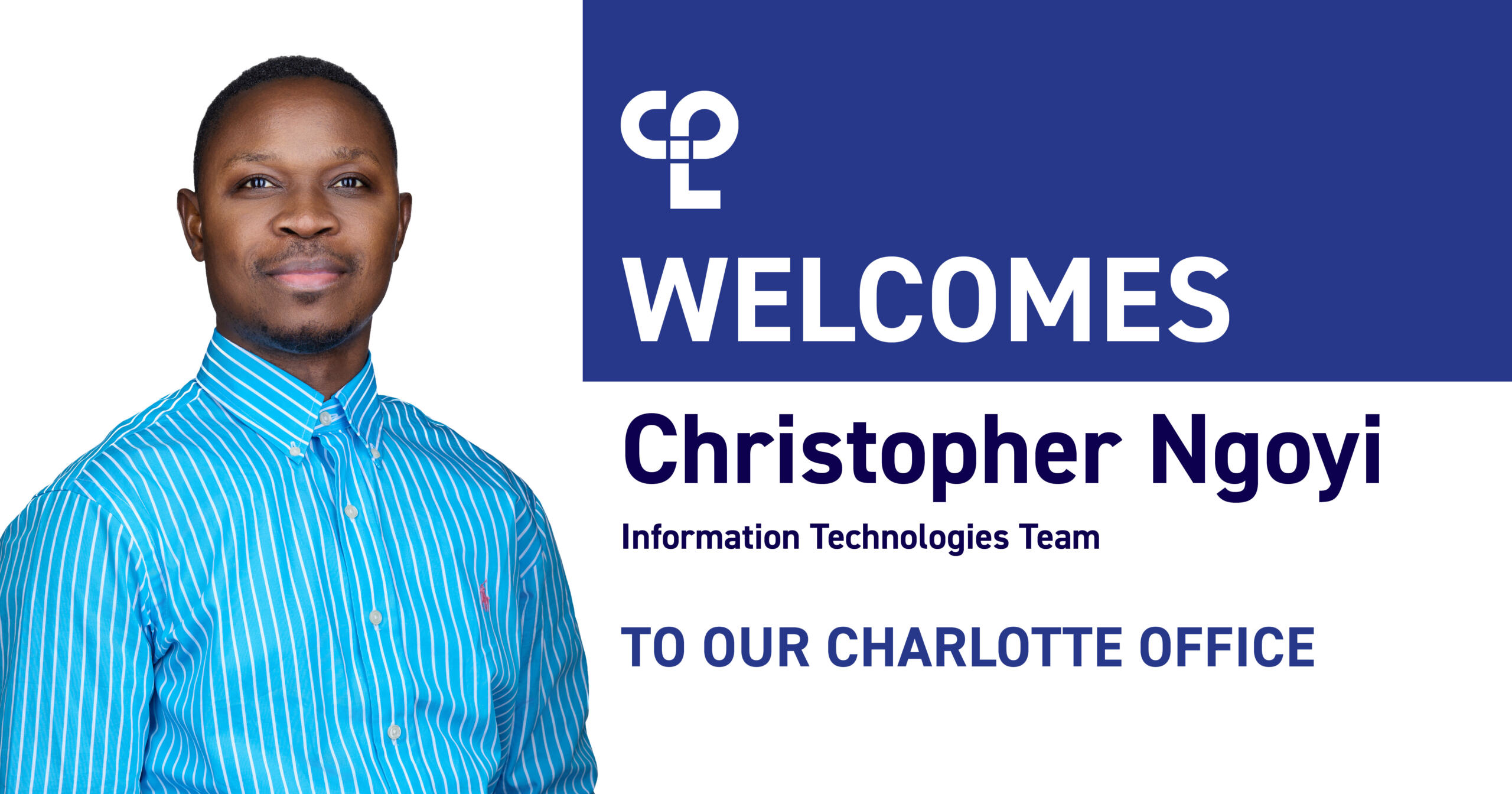 CPL Welcomes Christopher Ngoyi in Charlotte