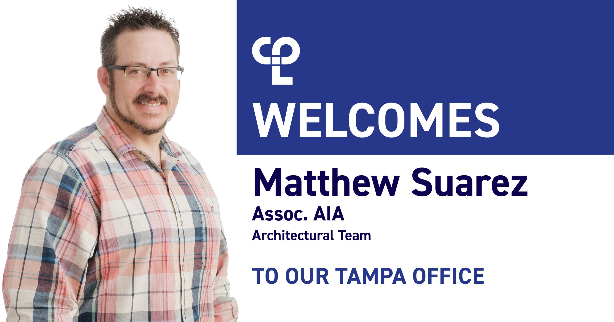 NewHire_MSuarez An image of Matthew Suarez, Assoc. AIA.