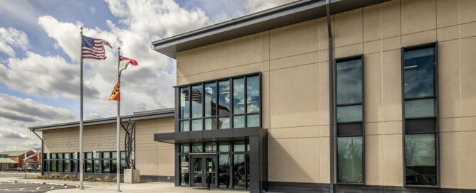 Stanley A. White Recreation Center exterior,