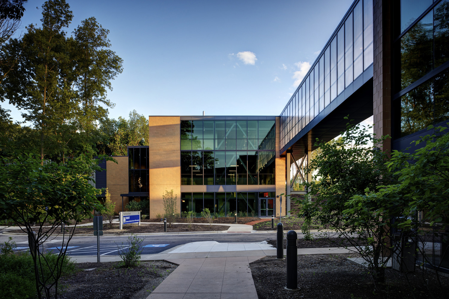 Lorain County Community College Smart Center for Microsystems Exterior of the Lorain County Community College SMART Commercialization Center for Microsystems