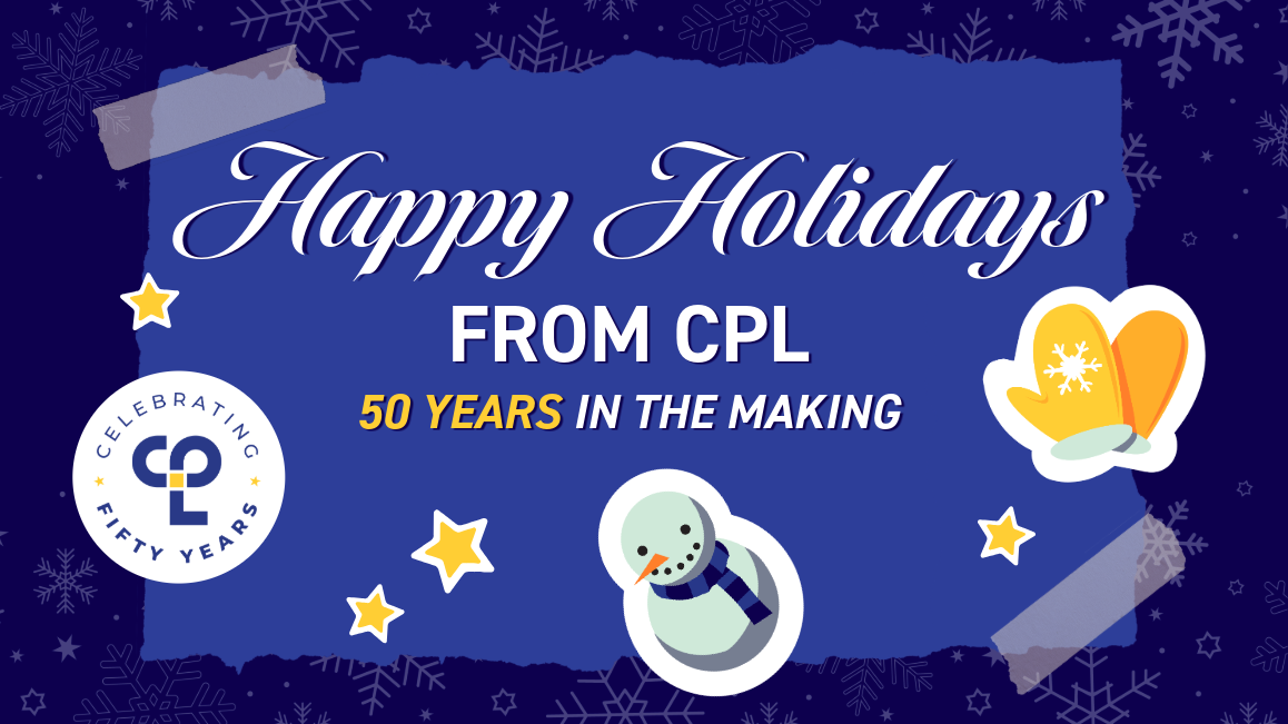 Happy Holidays! | Celebrating 50 Years of Design Excellence at CPL